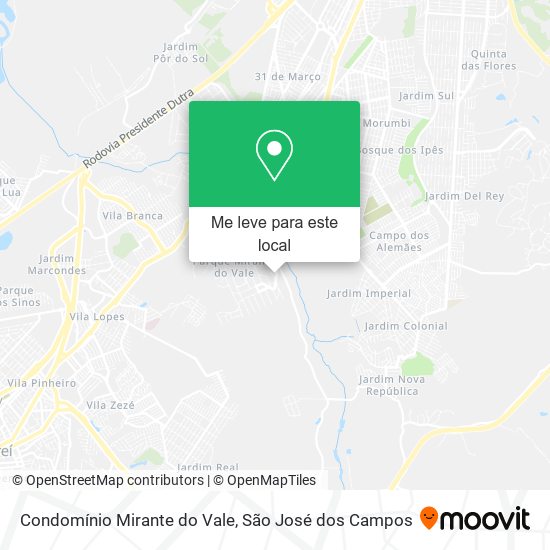 Condomínio Mirante do Vale mapa