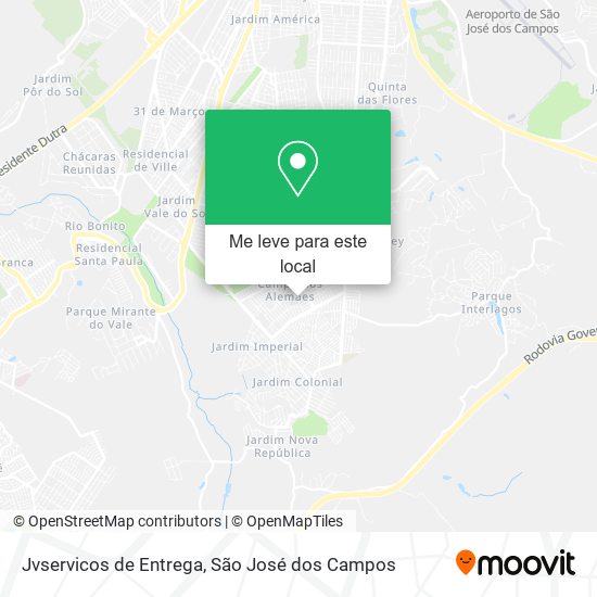 Jvservicos de Entrega mapa