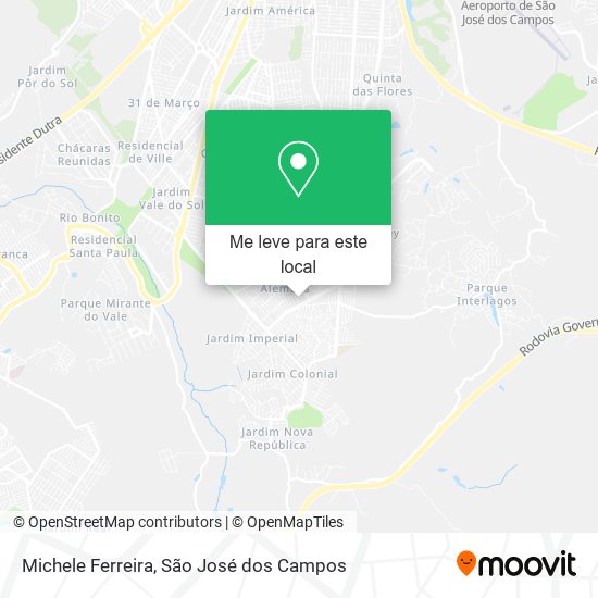 Michele Ferreira mapa