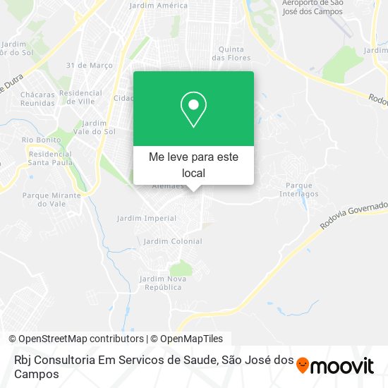 Rbj Consultoria Em Servicos de Saude mapa