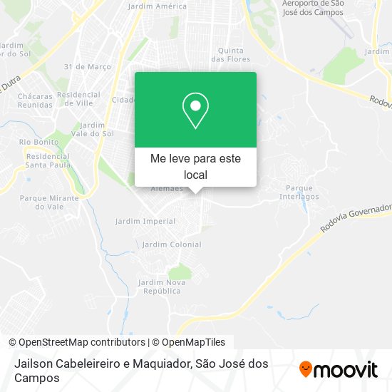 Jailson Cabeleireiro e Maquiador mapa