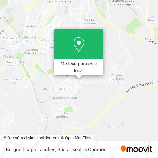 Burgue Chapa Lanches mapa