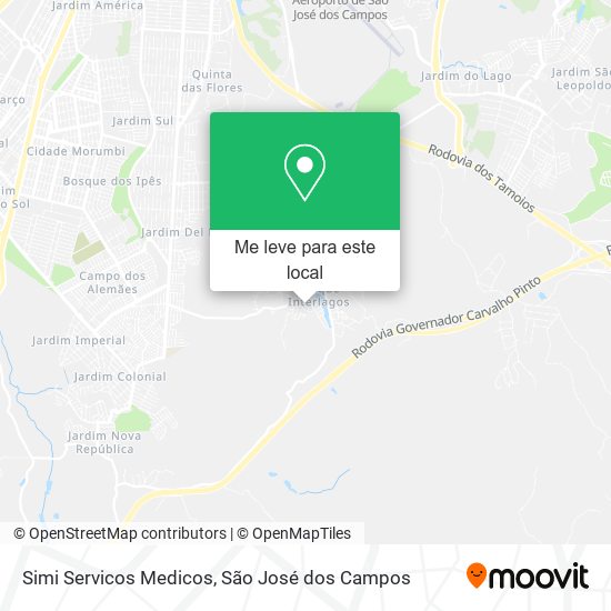 Simi Servicos Medicos mapa