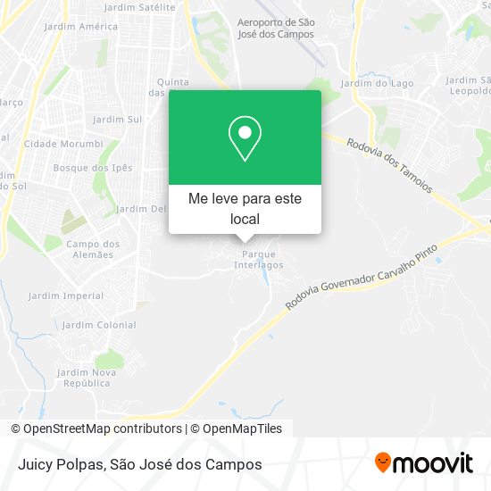 Juicy Polpas mapa