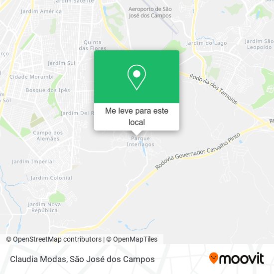 Claudia Modas mapa