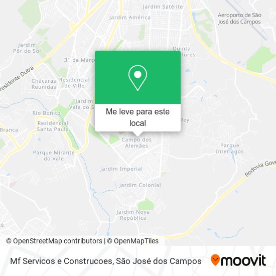 Mf Servicos e Construcoes mapa