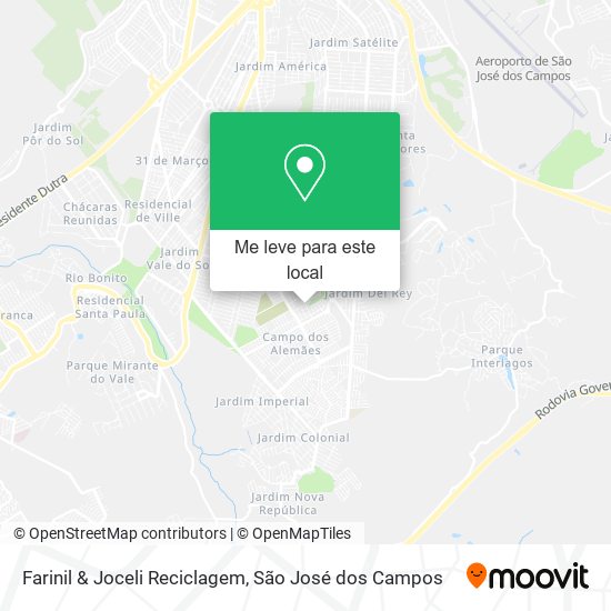 Farinil & Joceli Reciclagem mapa