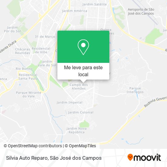 Silvia Auto Reparo mapa