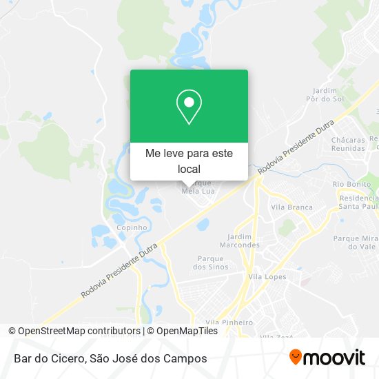 Bar do Cicero mapa