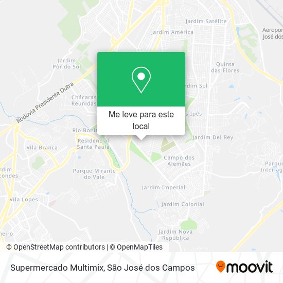 Supermercado Multimix mapa