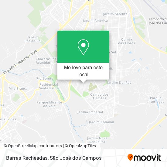 Barras Recheadas mapa