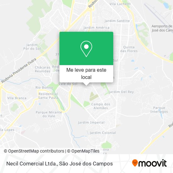 Necil Comercial Ltda. mapa