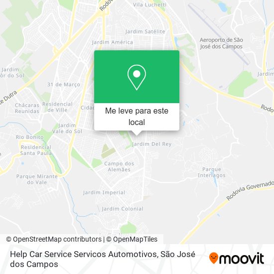 Help Car Service Servicos Automotivos mapa