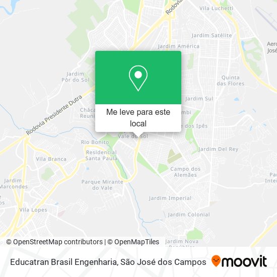 Educatran Brasil Engenharia mapa