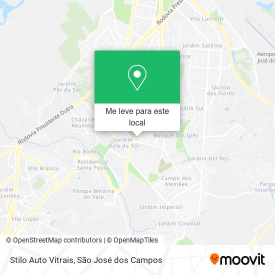 Stilo Auto Vitrais mapa