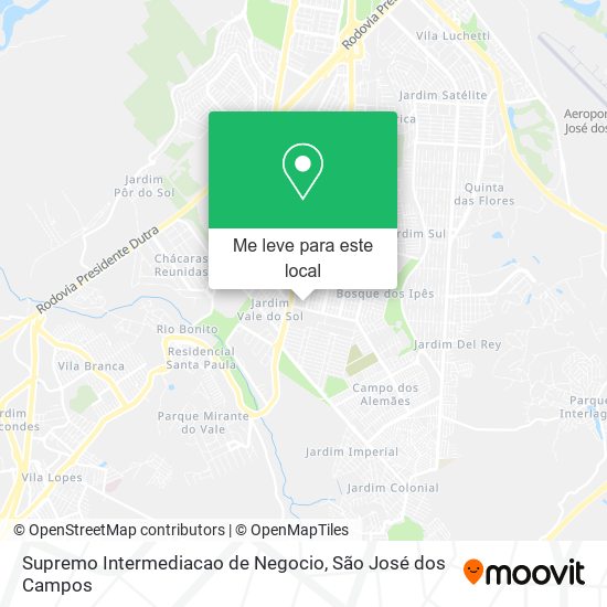 Supremo Intermediacao de Negocio mapa