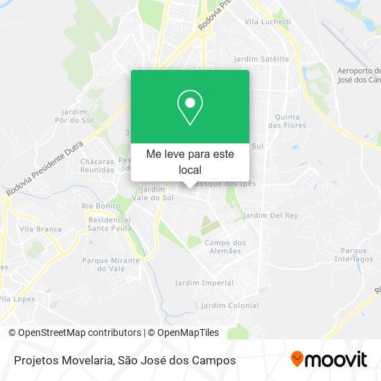 Projetos Movelaria mapa