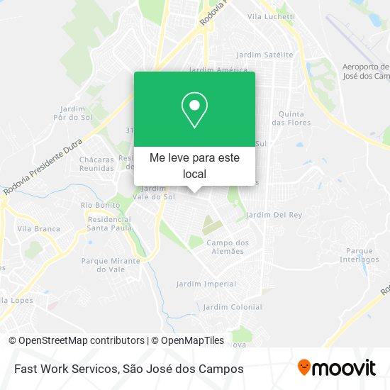 Fast Work Servicos mapa