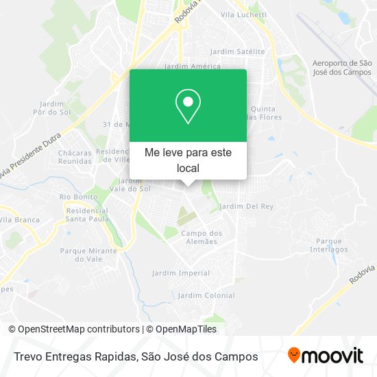 Trevo Entregas Rapidas mapa