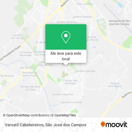 Versatil Cabeleireiros mapa