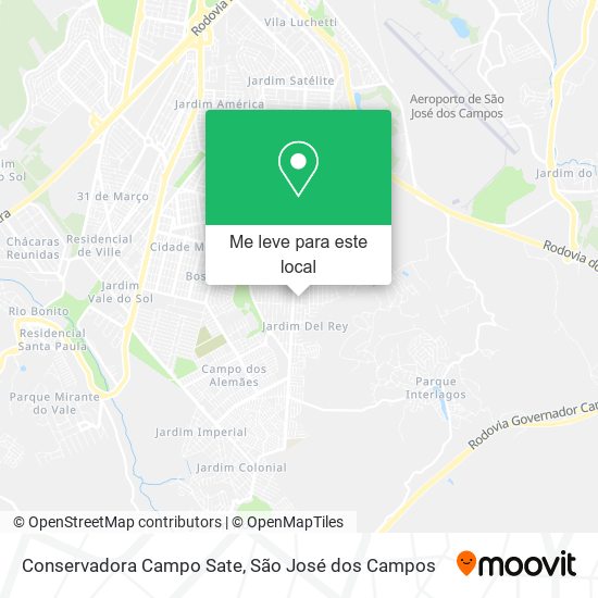 Conservadora Campo Sate mapa