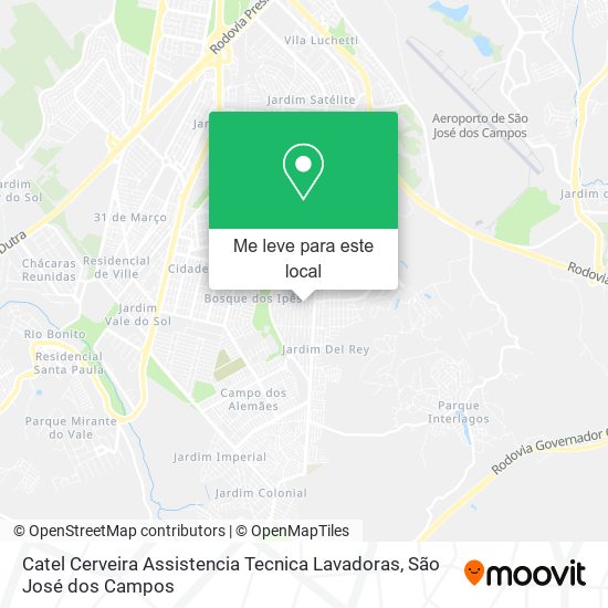 Catel Cerveira Assistencia Tecnica Lavadoras mapa