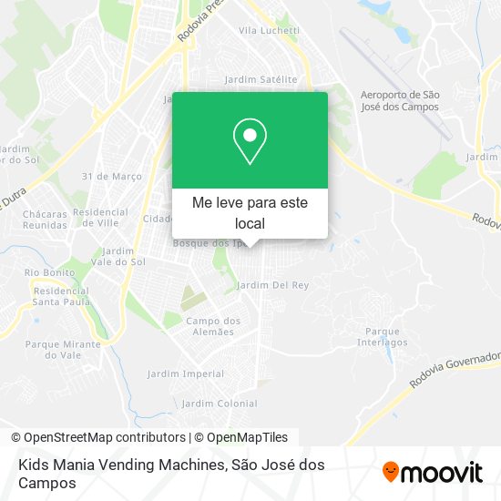 Kids Mania Vending Machines mapa