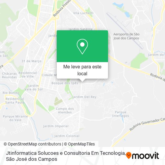 Jtinformatica Solucoes e Consultoria Em Tecnologia mapa