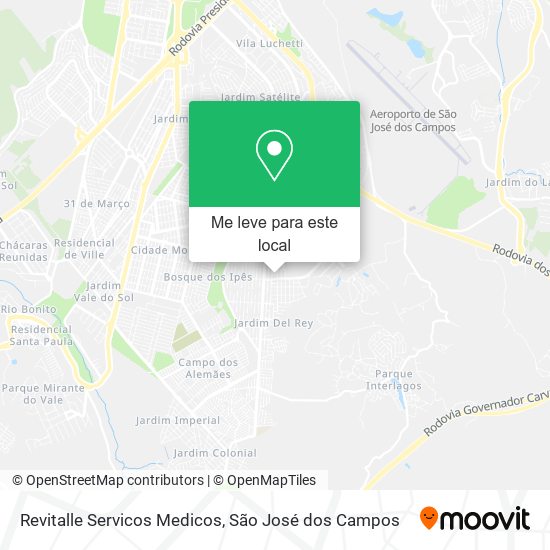 Revitalle Servicos Medicos mapa