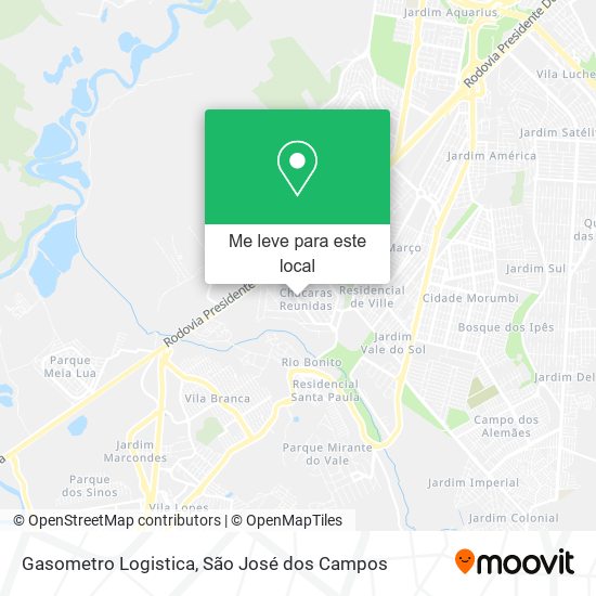 Gasometro Logistica mapa