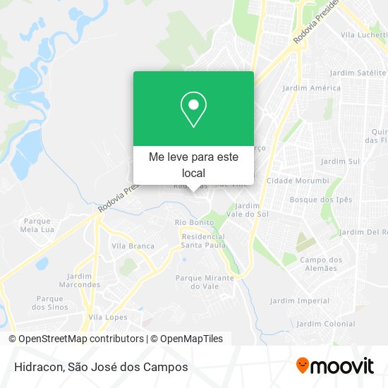 Hidracon mapa
