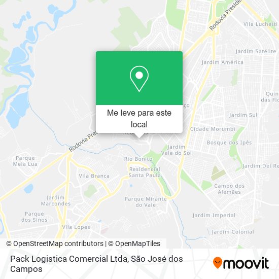 Pack Logistica Comercial Ltda mapa