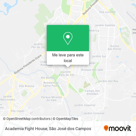 Academia Fight House mapa