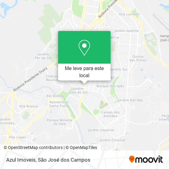 Azul Imoveis mapa