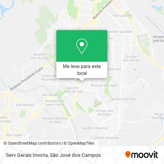 Serv Gerais Invicta mapa