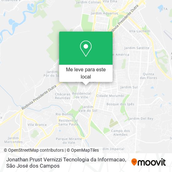 Jonathan Prust Vernizzi Tecnologia da Informacao mapa