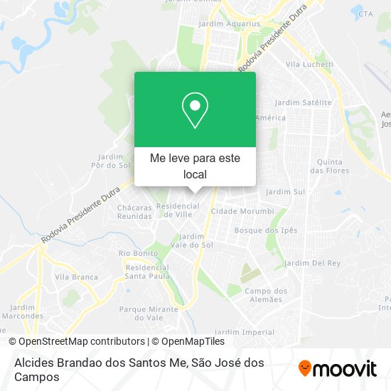 Alcides Brandao dos Santos Me mapa
