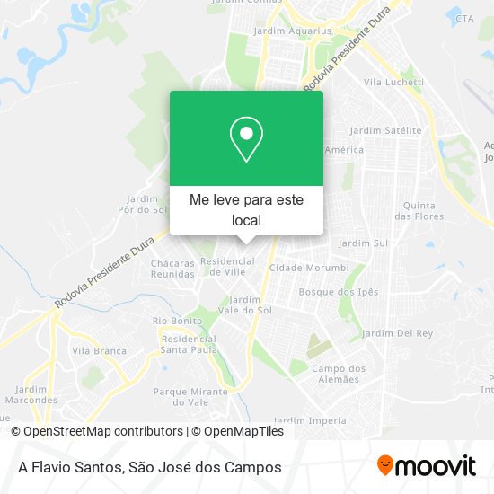 A Flavio Santos mapa