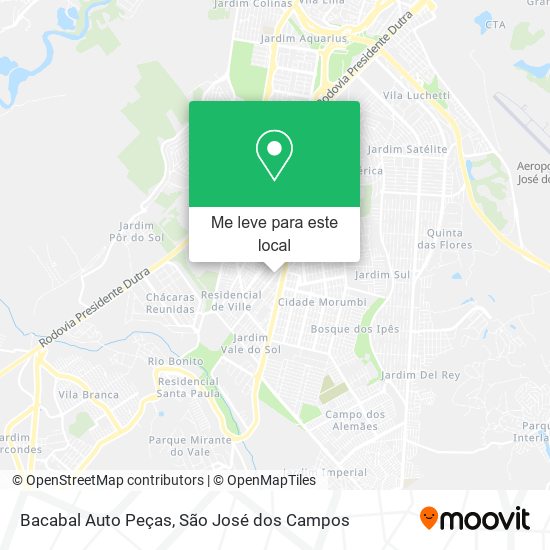 Bacabal Auto Peças mapa