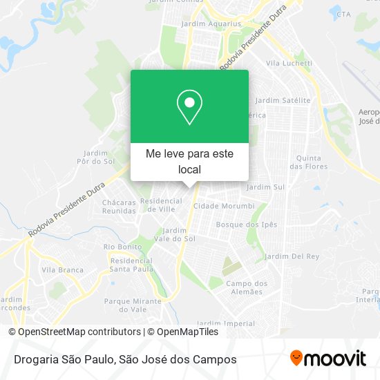 Drogaria São Paulo mapa