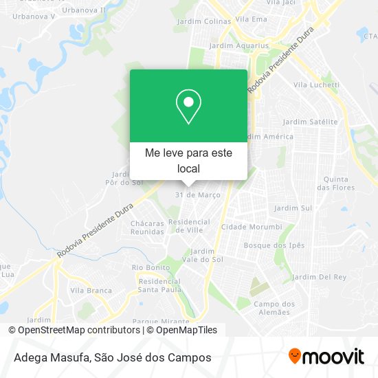 Adega Masufa mapa
