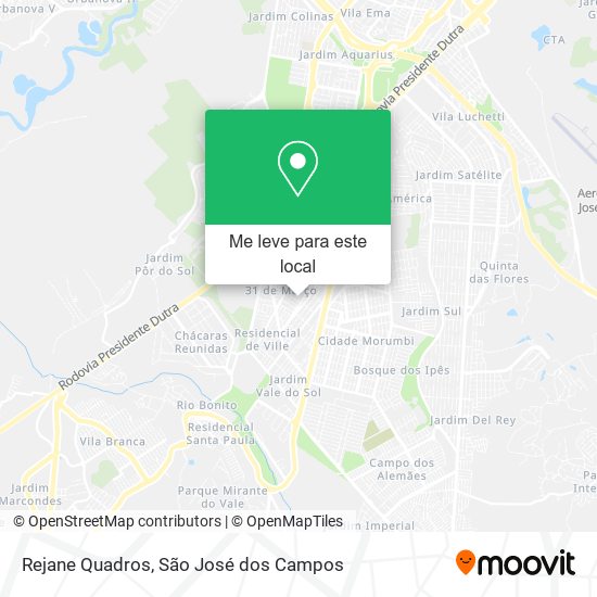 Rejane Quadros mapa