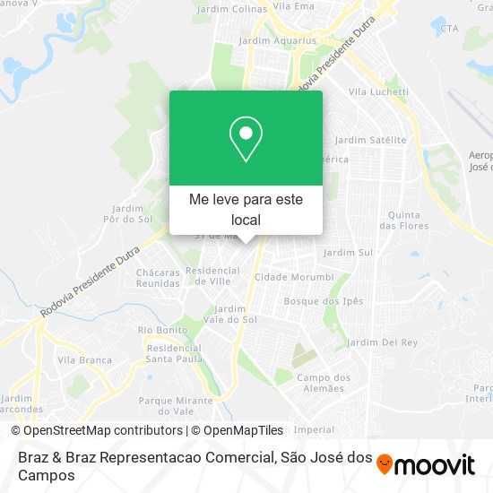 Braz & Braz Representacao Comercial mapa