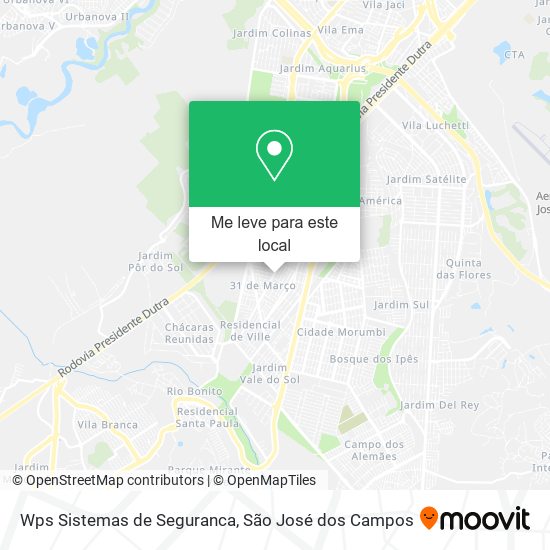 Wps Sistemas de Seguranca mapa