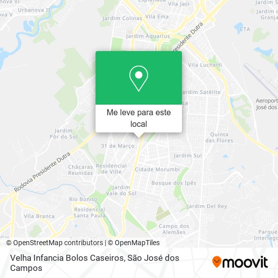 Velha Infancia Bolos Caseiros mapa