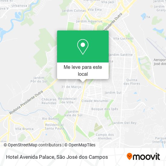 Hotel Avenida Palace mapa