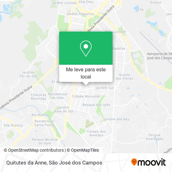 Quitutes da Anne mapa