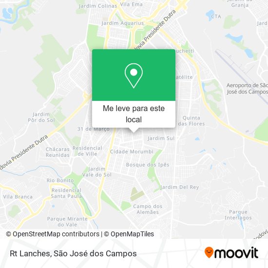 Rt Lanches mapa