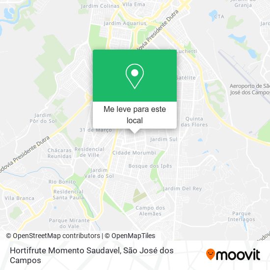 Hortifrute Momento Saudavel mapa