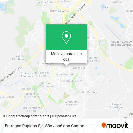 Entregas Rapidas Sjc mapa